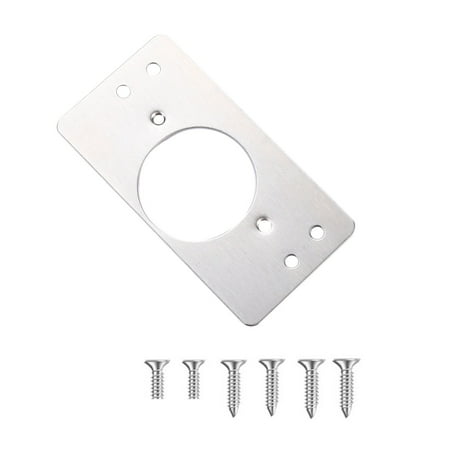 

WMYBD Tools Cabinet Hole Hinge Repair Plate Kit Corrosion-resistant Stainless Steel Plate Repair Bracket Easy-to-install Hinge Gifts