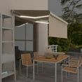 thumbnail image 6 of vidaXL Retractable Awning Patio Awning Hand Crank and LED Sunshade Shelter, 6 of 14