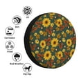 thumbnail image 4 of Yiaed Fall Daisy Leaf Nuts Print Print Tire Wheel Cover, tire covers for trailers,rv wheel covers,rv tire covers, camper tire covers,tire covers for cars-17 inch, 4 of 6