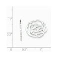 thumbnail image 2 of White Sterling Silver Earring Jackets & Enhancers Women'S 15 mm 19, 2 of 2