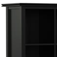 thumbnail image 4 of Simpli Home Artisan 45 inch x 43 inch Solid Wood Transitional 9 Cube Bookcase and Storage Unit in Black, 4 of 12