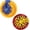 Red Yellow+Yellow Blue, variant on Qczoyp 2-Piece Snap-On Cable Comb Organizer Tool,Detachable Wire Management Sorting Disc, 4.72 Inch Plastic Cable Separator Wheel for Electrical Wires Network Cables Cord Arrangement(Red and yellow)