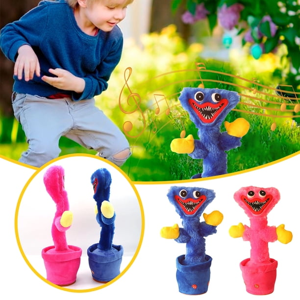 Talking Poppy Playtime Toy Repetir/Grabar/Bailar/Cantar Electric Poppy Playtime Peluche Con 120 Canciones Bailando Poppy Peluche Para Decoraci贸n Brillante Huggy Peluche Para Regalo De Ni帽os