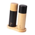 thumbnail image 2 of Molinillo De Pimienta De Madera De Roble Molinillo De Especias Portátil Para Pimienta Sal De Cocina, 2 of 8