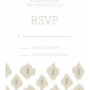 Modern Ikat Standard RSVP