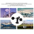 thumbnail image 3 of Wind Speed Anemometer Cups, Three Cups Wind Speed Sensor Anti Interference 4cm Mounting Hole  For Outdoor, 3 of 8