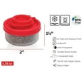 thumbnail image 4 of Signora Ware Salt and Pepper Shaker Set Mini Seasoning Container for Camping & Picnic, 2-Pk Small Red, 4 of 6