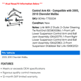 thumbnail image 2 of Control Arm Kit - Compatible with 2005, 2010 Chevy Malibu, 2 of 2