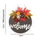 thumbnail image 2 of Guirnalda De Bienvenida De Otoño, Esqueleto, Hojas De Arce, Guirnalda Para Puerta, Guirnalda Colgante Para Decoración De Acción De Gracias De Halloween Advancent HA037934-00, 2 of 6