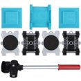 thumbnail image 3 of 8-piece Set Of New Plastic Movers, Heavy Object Movers, Removable And Portable, 3 of 8