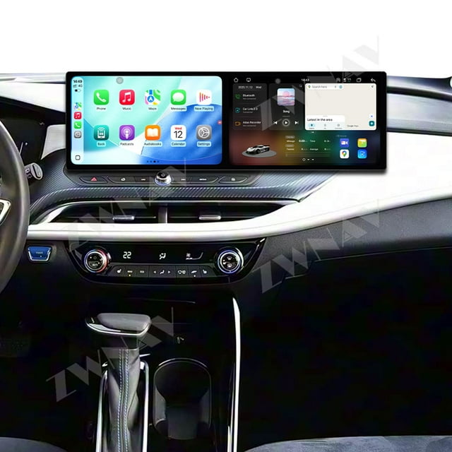 ZWNAV Dual 10.1 inch Screen Car Radio For Buick VELITE 6 2019-2022 Android 15 Multimedia Player GPS Navigation Auto DSP Stereo Host