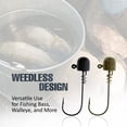 thumbnail image 6 of Reaction Tackle ScrewLock Ned Rig Jig Heads / Weedless Fishing Lure Jig- 1/8 - GP, 6 of 7