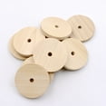 thumbnail image 3 of Narrster 1 Pack/50pcs 40mm Round Wooden Pieces Thicken Wood Round Pieces Solid Round Wooden Pieces for Adornment Home Daily Use, 3 of 10