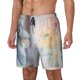 thumbnail image 1 of Fotbe The Cat Looks in the Mirror Traje de Baño para Hombre – Shorts de Natación de Secado Rápido con Forro y Bolsillos-Large, 1 of 6
