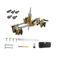 thumbnail image 2 of Kit de abridor de orificios para cerradura de puerta, herramienta de plantilla de cubierta antipolvo de silicona para reparación de puertas de hotel con 5 cabezas, 2 of 8