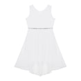 thumbnail image 3 of Linjinx Kids Flower Girls Elegant Sleeveless Wedding Party Formal Dress Ball Gown White 16, 3 of 7
