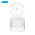 thumbnail image 3 of REGALWOVEN Twist Bottle Caps, Squeeze Flip Bottle Cap Replacement Caps for DIY Projects and Crafts Clear 24mm, 3 of 6