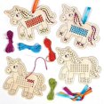 thumbnail image 1 of Kits de decoración de punto de cruz de unicornio (paquete de 5) - Artes y manualidades para niños, 1 of 5