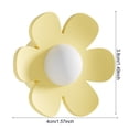 thumbnail image 6 of OIUR 2Pcs Silicone Sink Overflow Ring Easy Installation Bathtub Drain Stopper Flower Shape Sink Overflow Stopper Hotel Spa Accessories, 6 of 7