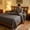 Dark Gray, variant on Summer Double-Layer Gauze Polyester Bed Sheet, 48" x 91" Waterproof Wrinkle-Resistant Dormitory Bedding, Colorfast Stain-Resistive Sleek Soft Fabric, Multiple Colors