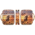 thumbnail image 6 of Garronmavis Sunflower Horse Bible Case with Zippered Pocket Bible Cases for Woman Quilted Bible Cover Multifunctional Bag Bible Study Supplies Christian Gift, 6 of 7