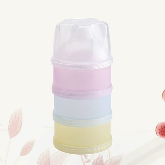 Soimiss Formula Dispenser with Funnel Mouth for Easy Pouring Assorted Colors Stackable Storage