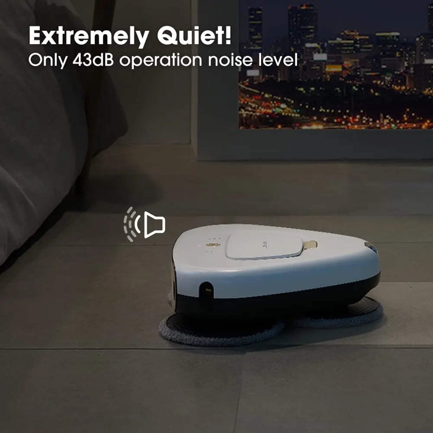 Everybot Three-Spin Robot Floor Mop, Model TS300