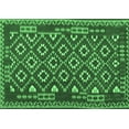 thumbnail image 1 of Ahgly Company Indoor Rectangle Southwestern Emerald Green Country Area Rugs, 2' x 5', 1 of 4