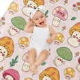 thumbnail image 5 of Cute Mushroom Blanket Soft Fuzzy Flannel Lightweight Pink Mushrooms Throw Blanket for Couch Sofa Bed Mushroom Decor Birthday Gifts Blankets for Adult Baby Kids Pet Blanket All Season 60"x50", 5 of 6