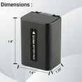 thumbnail image 2 of Watson NP-FV50A Battery – Replacement for Sony NP-FV50 V-Series, 1030mAh, 7.6Wh, Long-Lasting Lithium-Ion Power for Camera & Camcorder, 2 of 8
