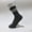 #430-Black, variant on Women's Yoga Socks, Fashionable Comfortable Non-Slip Long Tube with Striped Design, Spring Summer Workout Socks for Pilates, Yoga and Fitness Training