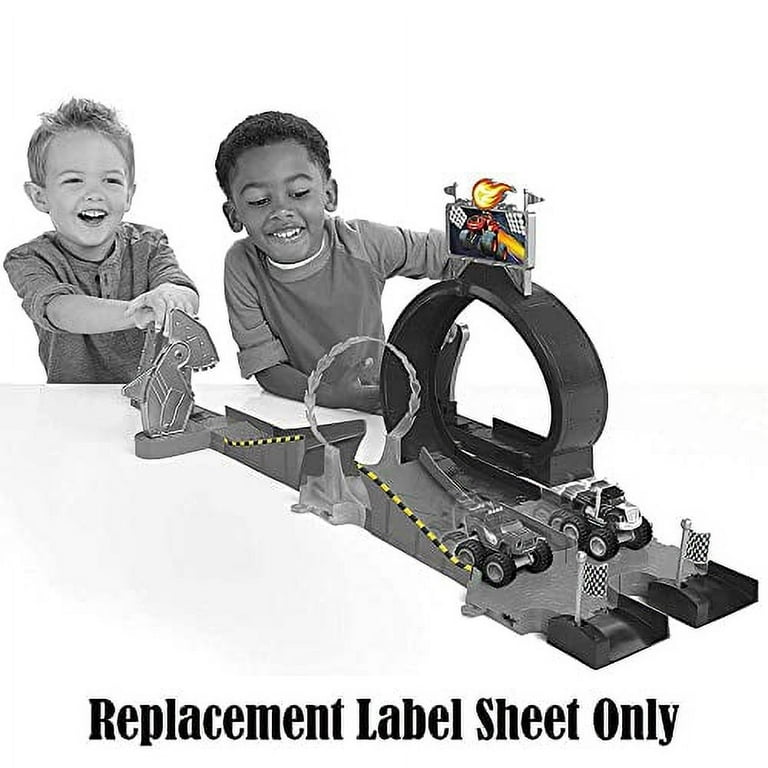 Replacement Part for Fisher Price Nickelodeon Blaze and the Monster Machines Monster Dome Playset CGC92 Replacement Label Sheet Walmart