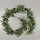 thumbnail image 4 of Corona de ramas de olivo artificiales | Corona de follaje artificial para la puerta principal | Decoración de primavera y verano con lazo de lino, 4 of 7