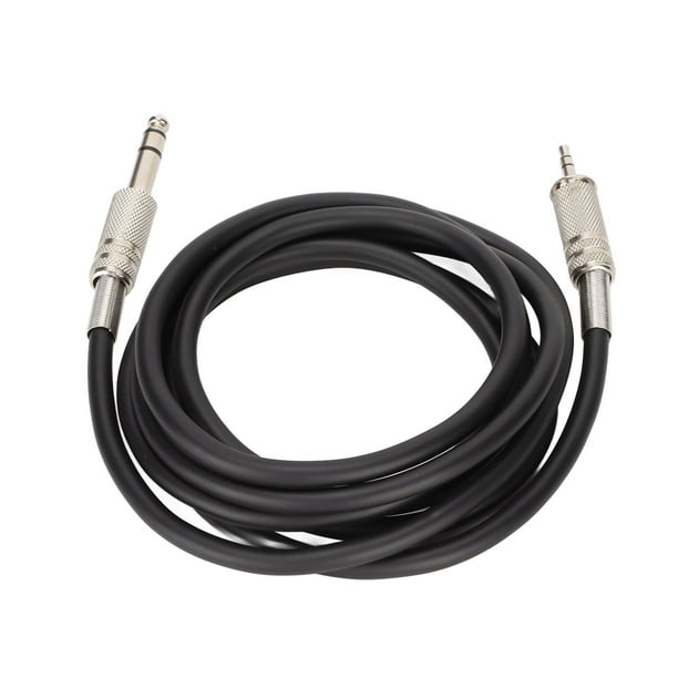 Cable de 6.35 mm de Hombres A 3.5 mm, Transmisión de Señal ESTABLE DE 6.6 PIES PVC 3.5 mm A 6.35 mm de cable Estéreo para amplificadores para amplificadores