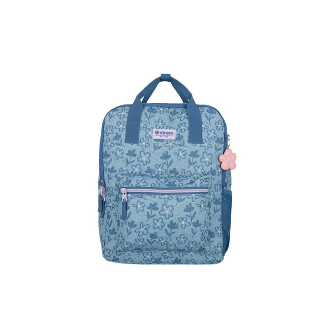 MOCHILA XTREM LEIA 5XT BLUE FLOWERS