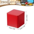 thumbnail image 2 of Uxcell Square Tin Box, Metal Storage Tin Box Portable Storage Container with Lid for Tea Candy Treats Gifts Favor Red, 2 of 7