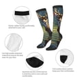 thumbnail image 3 of Naloa Peaceful Deer Lily Pond Knee Socks, High Socks Long Stretchy Sock Women Knee High Stocking, Long Socks for Women, 3 of 6