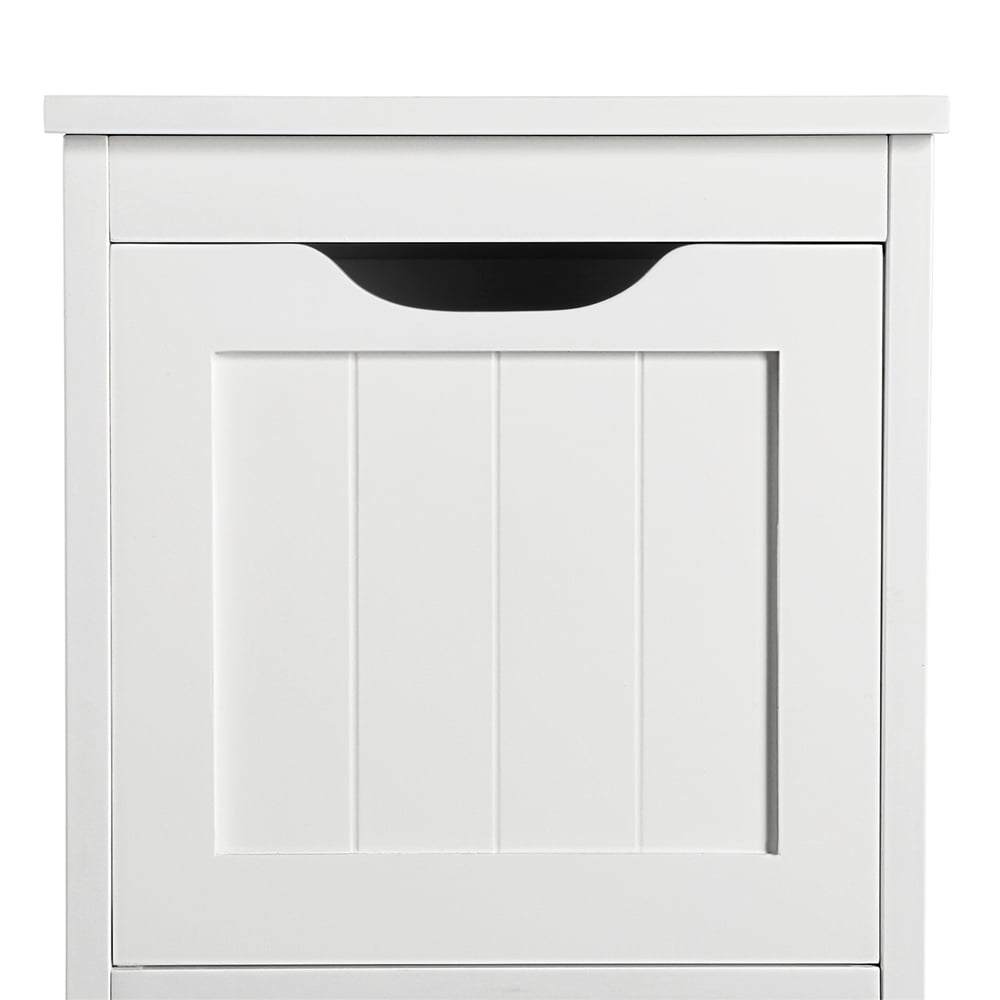 Yaheetech 3 Tiers Bathroom Cabinet Shelf Storage with Free Standing, White