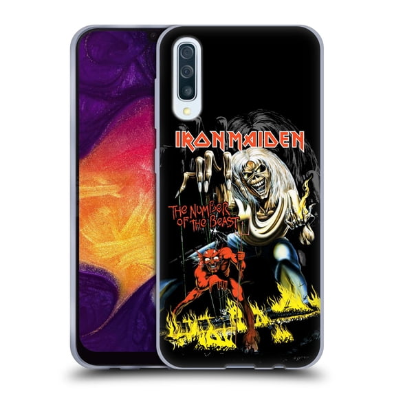 Head Case Designs Officially Licensed Iron Maiden Album Covers NOTB Soft Gel Case Compatible with Samsung Galaxy A50/A30s (2019)