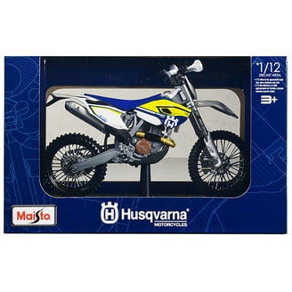 Modellino Moto Yamaha YZ-450F 2023 Blu 1/12 Pressofuso Di New Ray