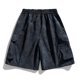 thumbnail image 4 of pstuiky Pantalones cortos casuales para hombre, Pantalones cortos casuales cómodos de moda para hombre, de color liso, con cintura elástica regular, para playa Pantalones cortos de entrenamiento, 4 of 4