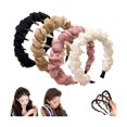 thumbnail image 1 of wonima11 Retro High Skull Pearl Headband, 2025 New Vintage High Cranium Artificial Pearls Hairband, Wedding Party Elegant Braided Pearls Headbands with Teeth (Organza 4pcs), 1 of 1