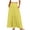 Yellow(Skirt), variant on GUACER Women's High Waisted Tiered Maxi Skirt with Pockets Boho A-Line Flowy Long Skirt Lightweight Summer Swing Skirts