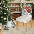 thumbnail image 3 of 6PCS Christmas Dining Chair Covers,Christmas Balls Stretch Removable Washable Slipcover Chair Protector for Dining Room Home Decor, 3 of 6