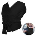 thumbnail image 4 of Portabebés Sling Zulema Portabebés para bebés de 8 a 30 libras Negro M, 4 of 7