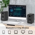 thumbnail image 2 of Altavoz para computadora para juegos LONPOO Plug-N-Play 30W RMS Bluetooth, 2 of 7