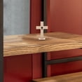thumbnail image 4 of 12 cruces de madera para manualidades, cruces de pie, cruces de base, centros de mesa para exteriores, iglesias, decoración del hogar, mesas, cruces religiosas, 4 of 8