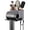 Gray, variant on BOIVSHI Hair Dryer Holder Wall Mounted,Blow Dryer Holder for Bathroom, Metal Hair Dryer Rack, Muti-Function Hair Tool Organizer(White)