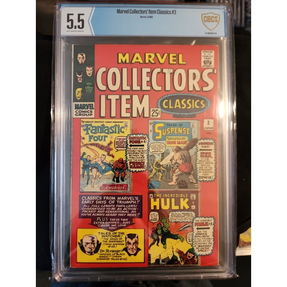 Marvel Collectors' Item Classics #3 - CBCS 5.5 Comic Book