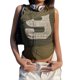 thumbnail image 5 of VISgogo Camisola Femenina, Estampado de Letras Cuello Redondo Sin Mangas Patchwork Tops Chaleco Traje de Verano para Damas, S/M/L VISgogo moda, 5 of 8